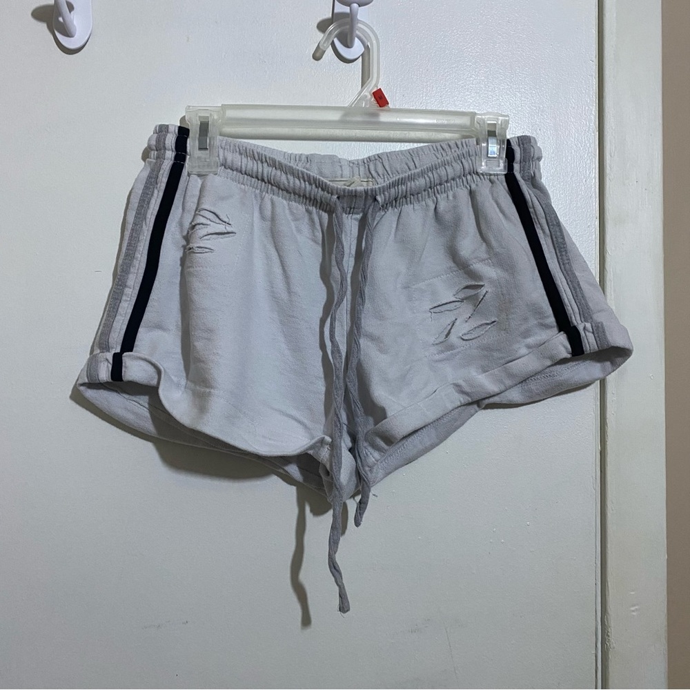 no comment white shorts